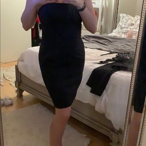 Black Strapless Dress